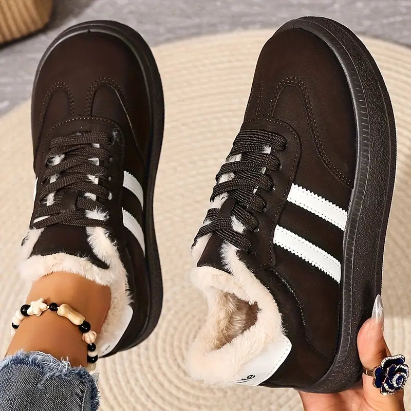 Bequeme Baumwoll-Sneaker mit warmem Innenfutter EB EB