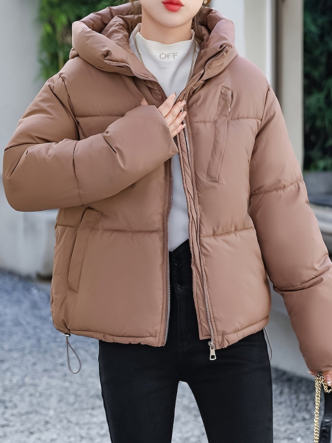 EB | Lässig Gefüttert mit Reißverschluss für Frauen Ideal für Herbst Winter