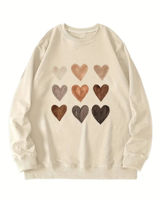 EB | Buntes Herzförmiges Pullover