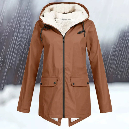 EB | Wind und Wasserdichte Jacke mit Kapuze und Verdickung