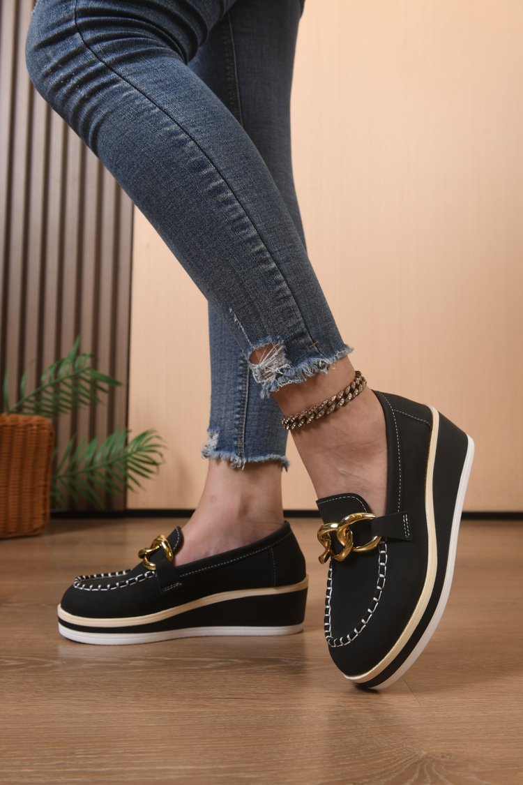 Orthopädische Slipper mit dicker Sohle und Ketten EB EB
