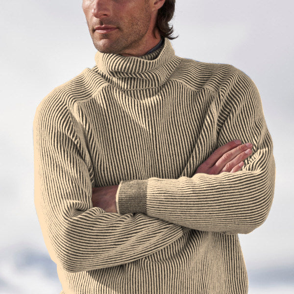 EB | Turtleneck Strickpullover Baumwolle und Polyester Komfortabel und Warm
