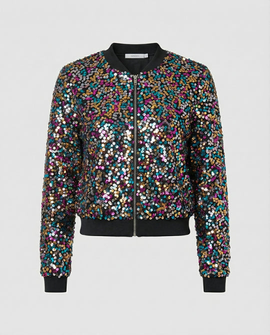 Pailletten Bomberjacke Damen | EB