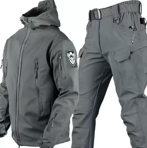 EB Herren Outdoor-Set mit Kapuzenjacke und Cargohose