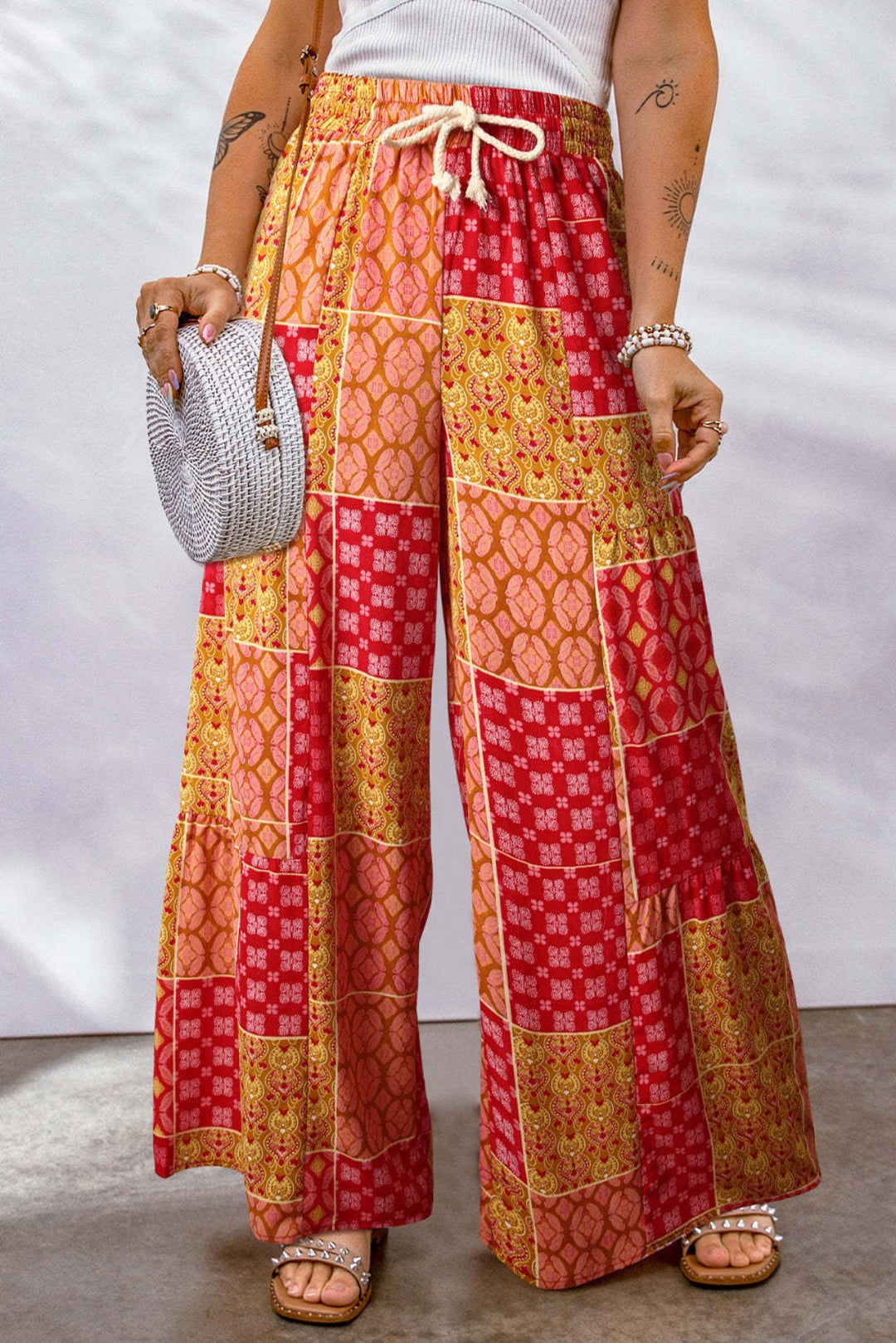 EB | Florale Freizeithose Hose
