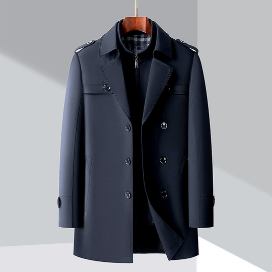 EB | Herren Doppelreiher Trenchcoat