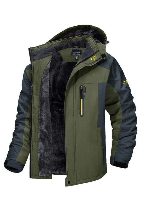 EB | Herren wasserdichte fleecegefütterte Winterjacke