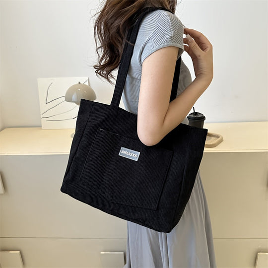Elegante Damen Cordstoff Tasche | EB