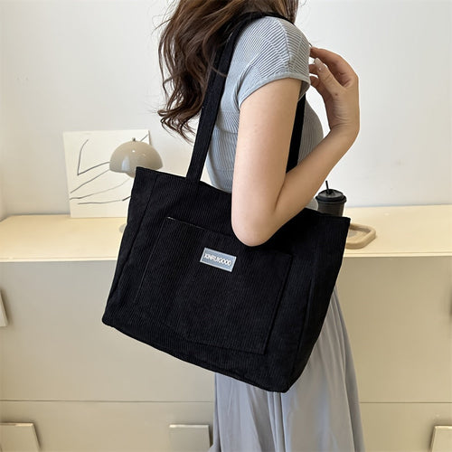 Elegante Damen Cordstoff Tasche | EB