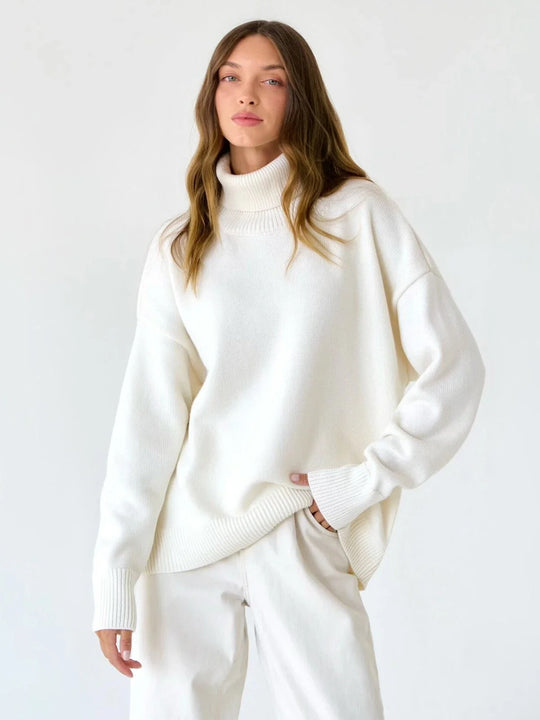 EB | Kuscheliger Oversize-Pullover mit Rollkragen