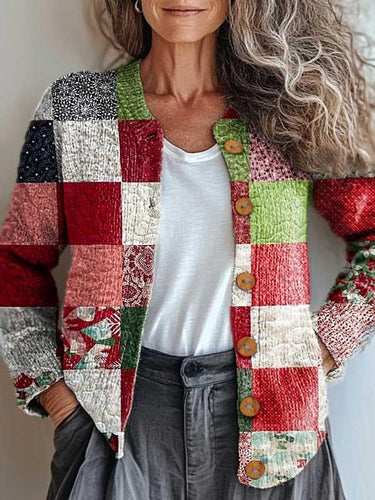 EB | Klassische Lappenjacke In Weihnachtsfarben