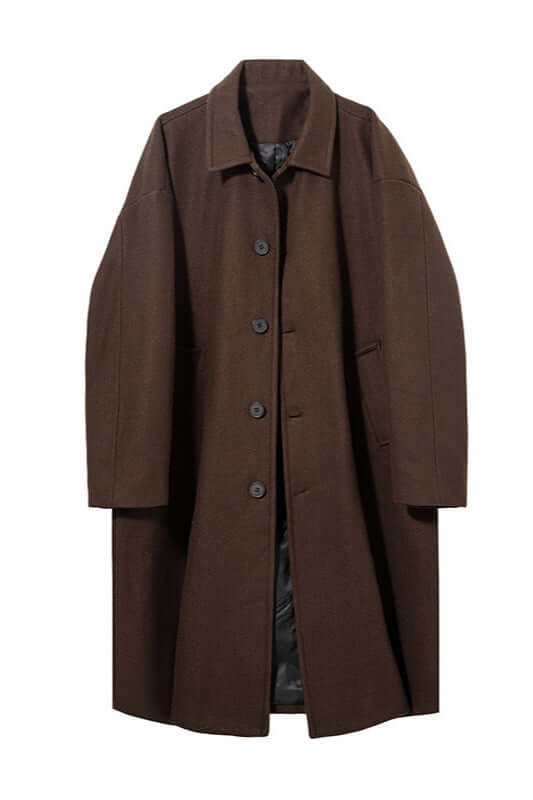 EB | Männer klassischer oversized Wollmantel