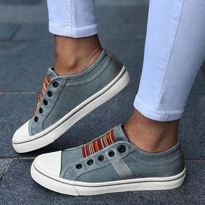 Orthopädische Pantoletten, Vintage Denim Schuhe EB EB