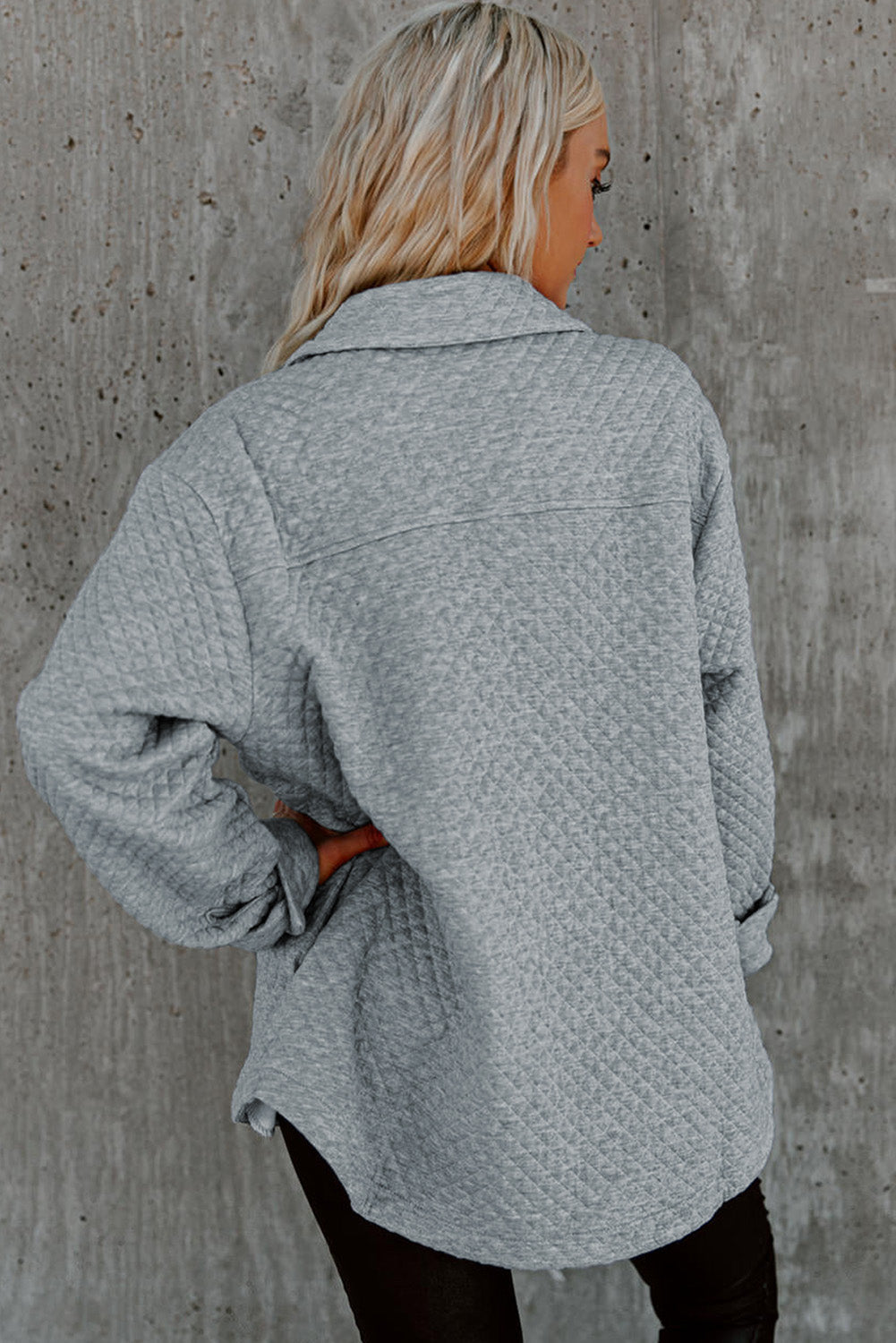 EB | Leichtgewicht Gesteppte Hemdjacke Polyester Komfort und Stil