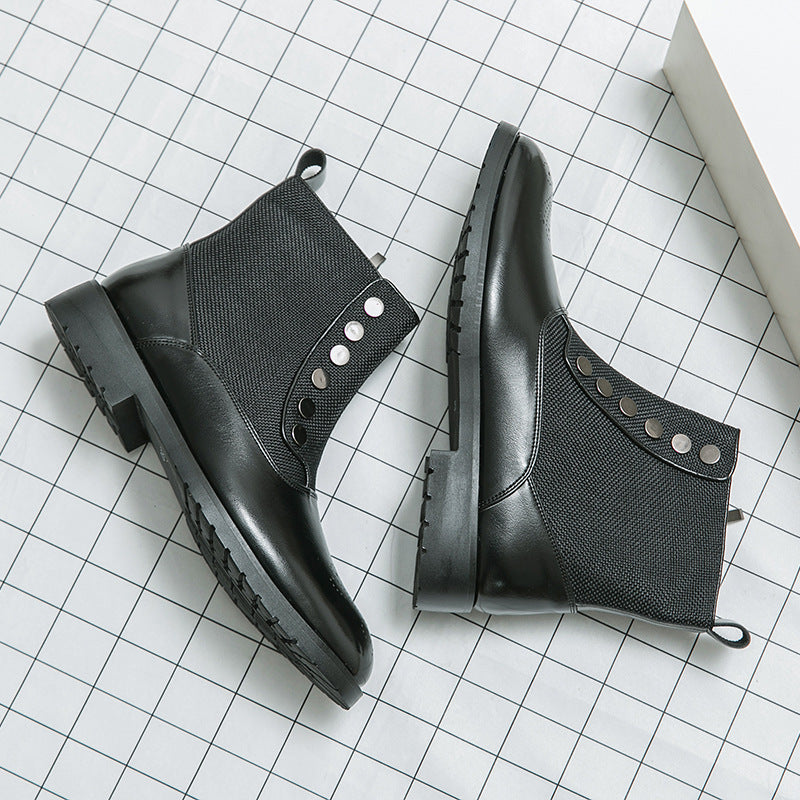 Elegante Herrenstiefel aus hochwertigem Leder EB