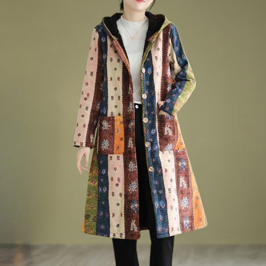 EB | Herbstjacke mit Kapuze in mittellanger Länge für Damen