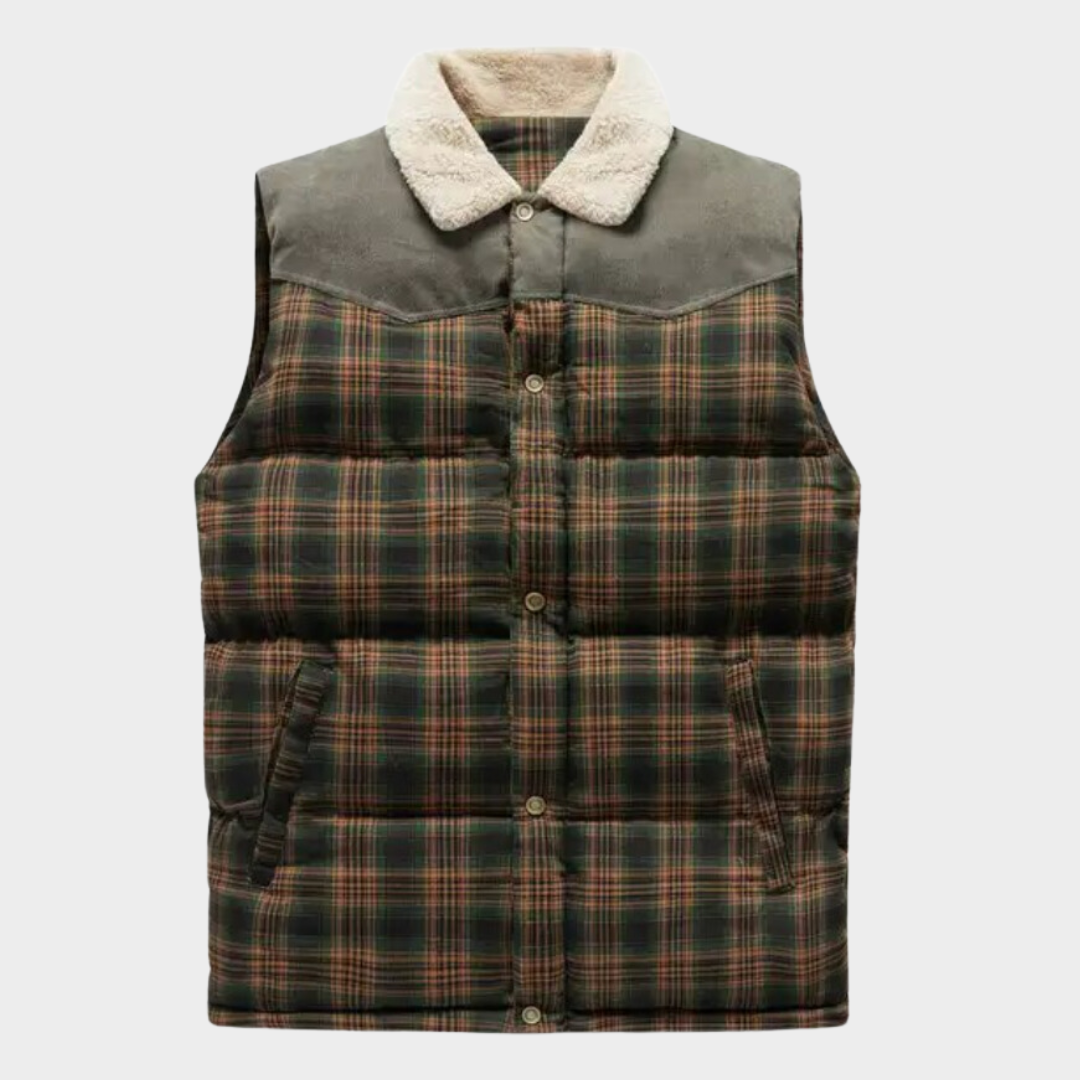 EB | Klassisch kariertes Herren Bodywarmer