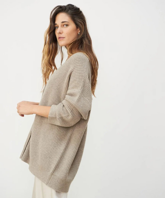 EB | V-Ausschnitt-Cardigan für Frauen