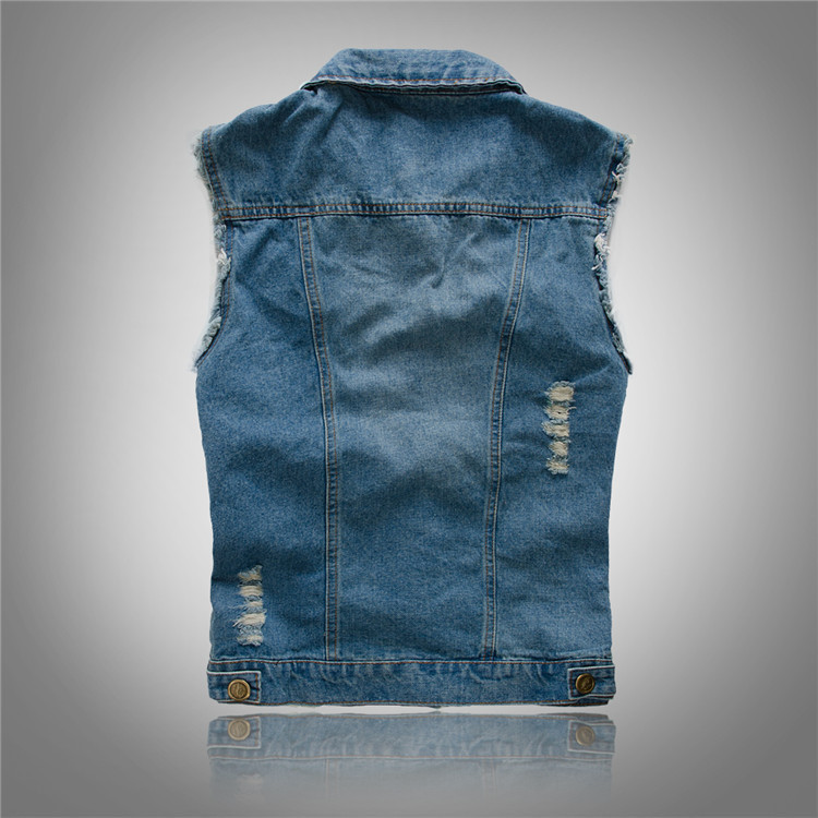 EB Stylische Denim Weste für Herren