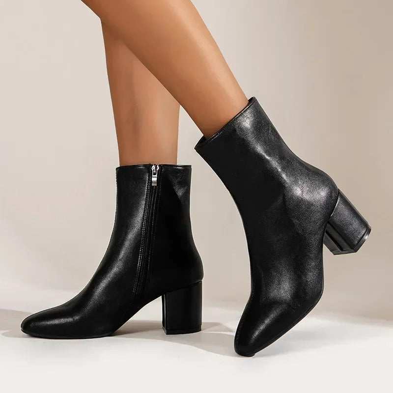 EB | Bequeme Damen Stiefeletten mit Absatz
