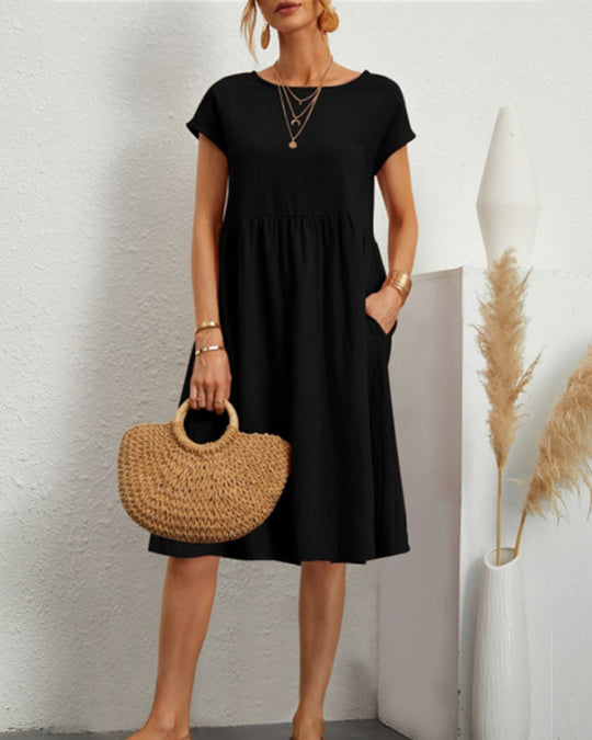 EB Kleid mit Rundhalsausschnitt