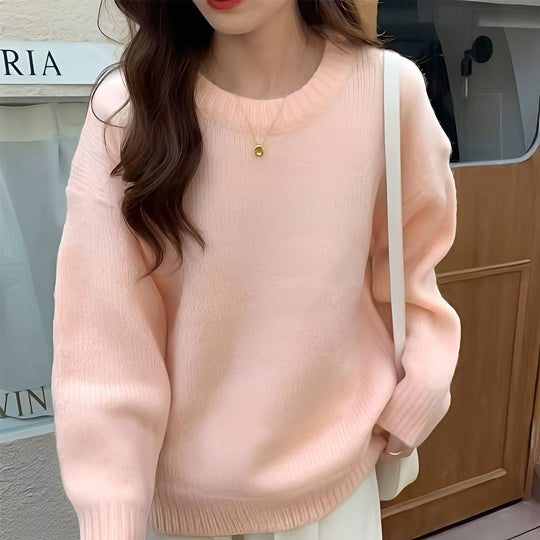 EB | Damen Oversize-Pullover mit Schlichtem Look