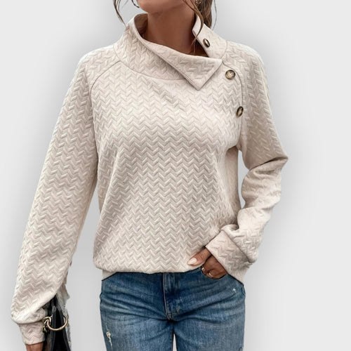 EB | Sweatshirt Knopf Detail