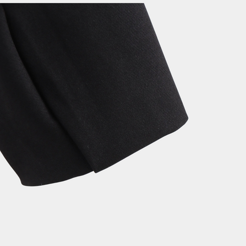 EB | Cropped Blazerjacke Maßgeschneiderte Langarm Open Front