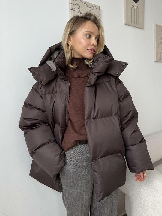 EB | Gepolsterte Kurzjacke mit Kapuze