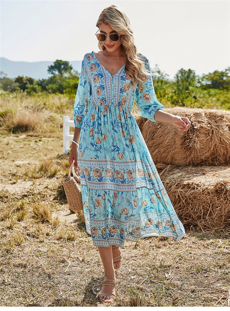 EB | Stilvolles Boho Sommerkleid