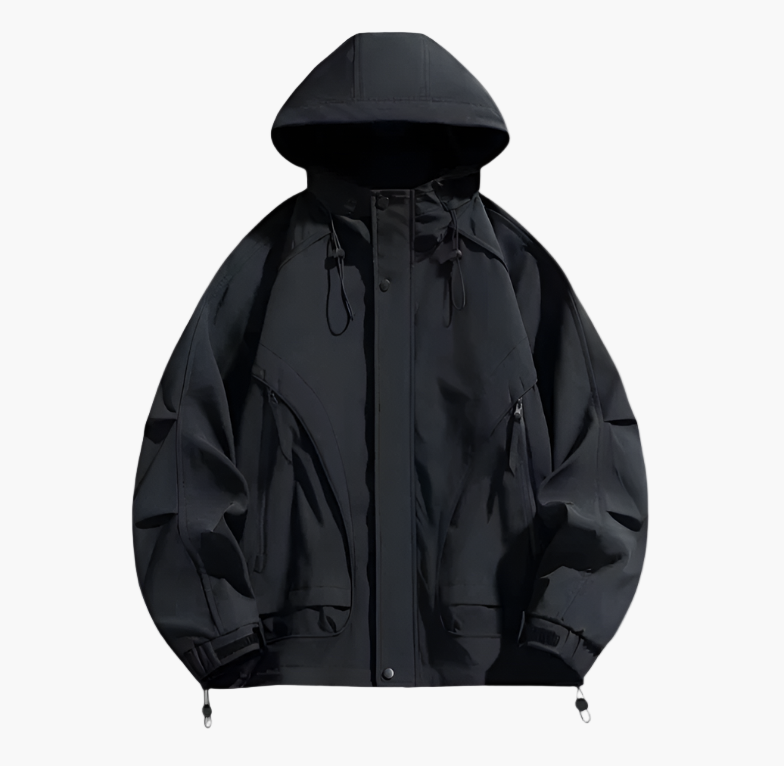 EB | Outdoor Funktionsjacke - Winddichte Regenjacke für Freizeit und Sport