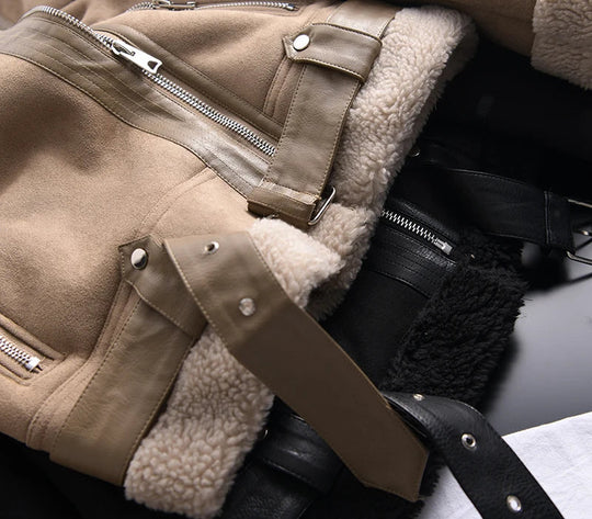 EB | Wildleder Winterjacke - Warm & Stilvoll