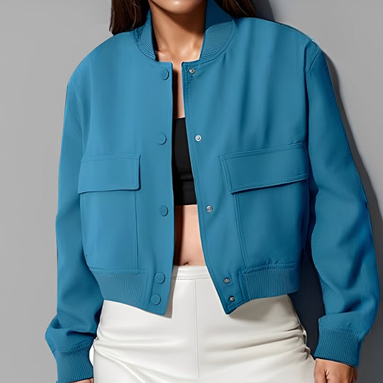 EB | Bequeme und lockere Damenjacke mit großen Taschen