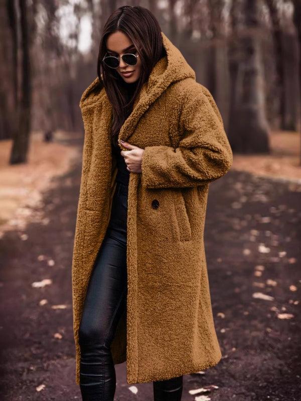 EB | Damen-Trenchcoat mit Gürtel und Doppelt Geknöpftem Verschluss