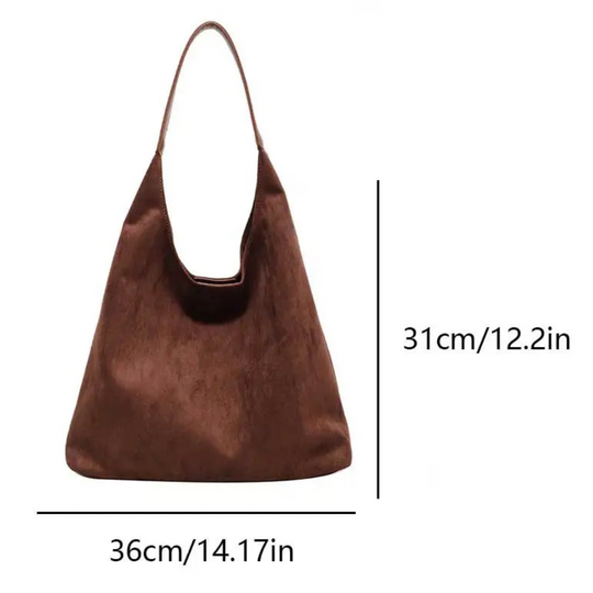 EB | Damen Wildleder Tote Bag Stilvolle Frauentasche