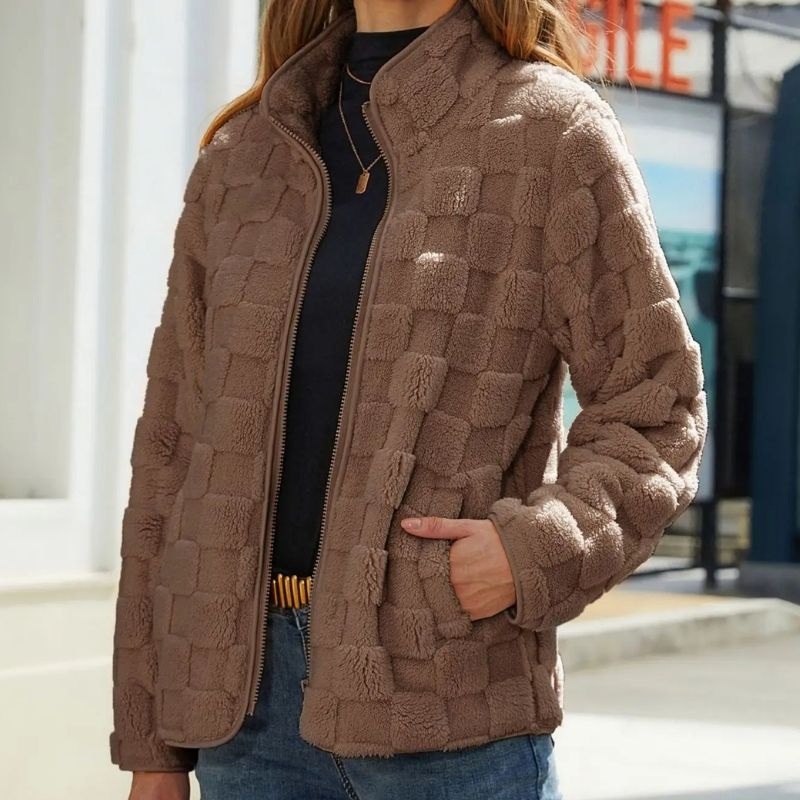 EB | Karierte Winterjacke für Damen