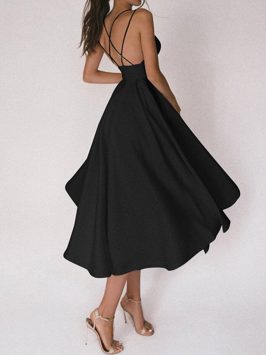 EB | Grace Das Elegante Trägerkleid mit V-Ausschnitt