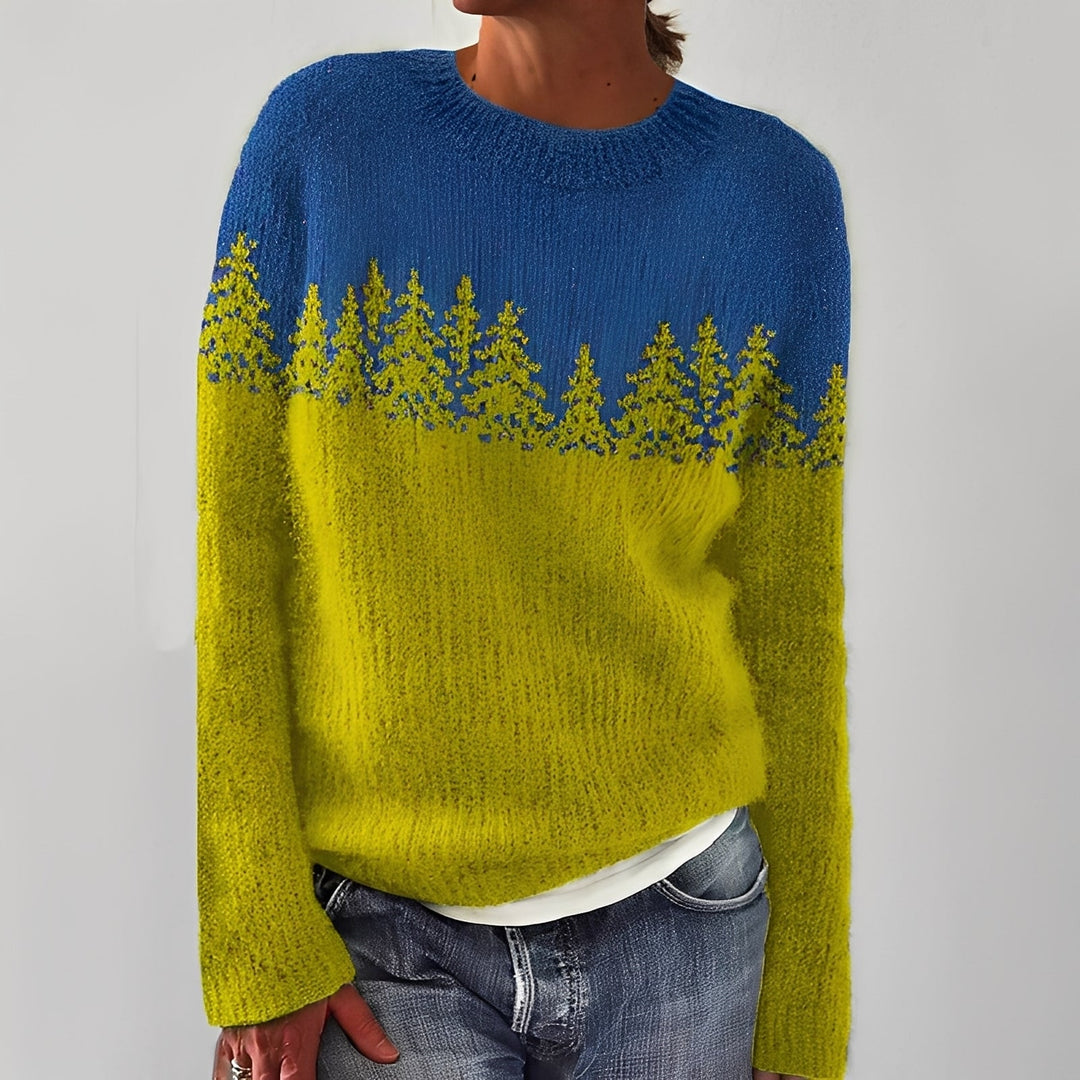 EB | Klassischer Damenpullover mit Muster