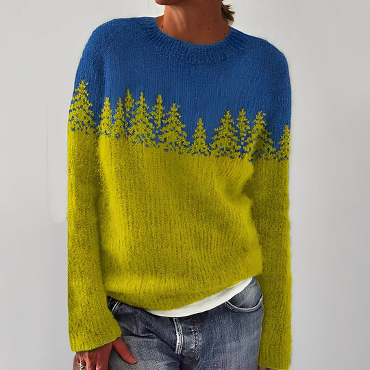 EB | Klassischer Damenpullover mit Muster