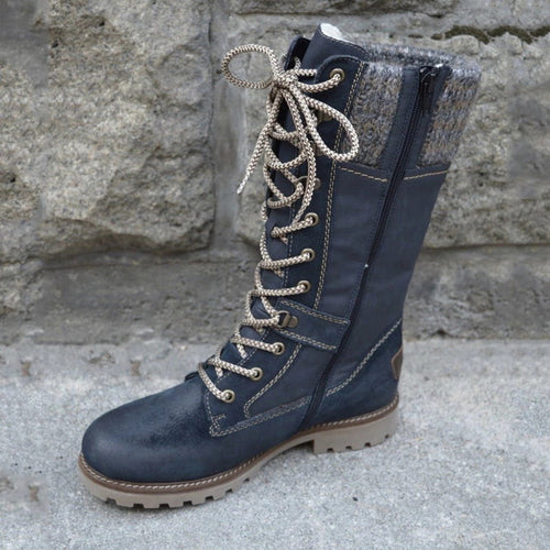 EB | Bis Kniehohe Kampfstiefel für Damen