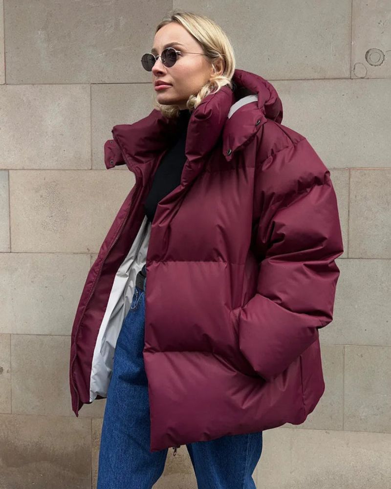 EB | Lockere Baumwollgefütterte Jacke