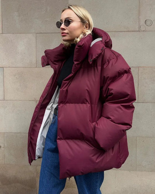 EB | Lockere Baumwollgefütterte Jacke