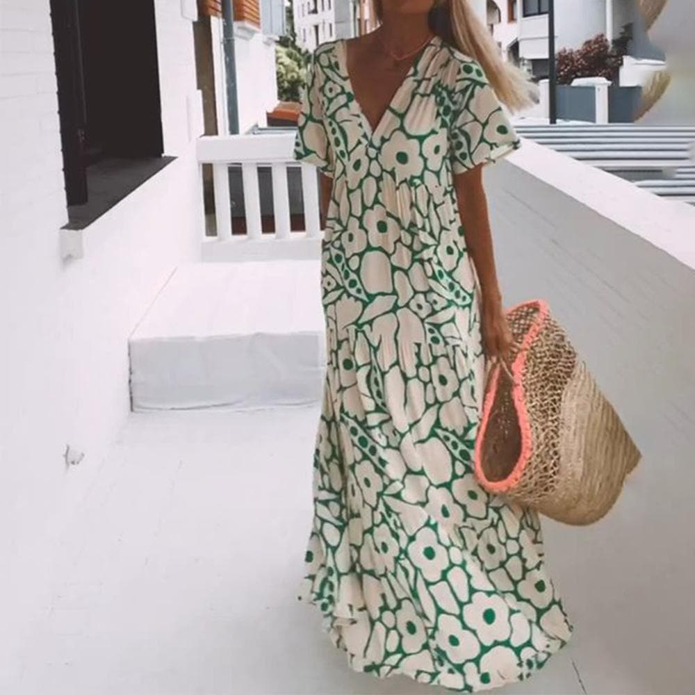 EB - Maxikleid in sommerlichen Design