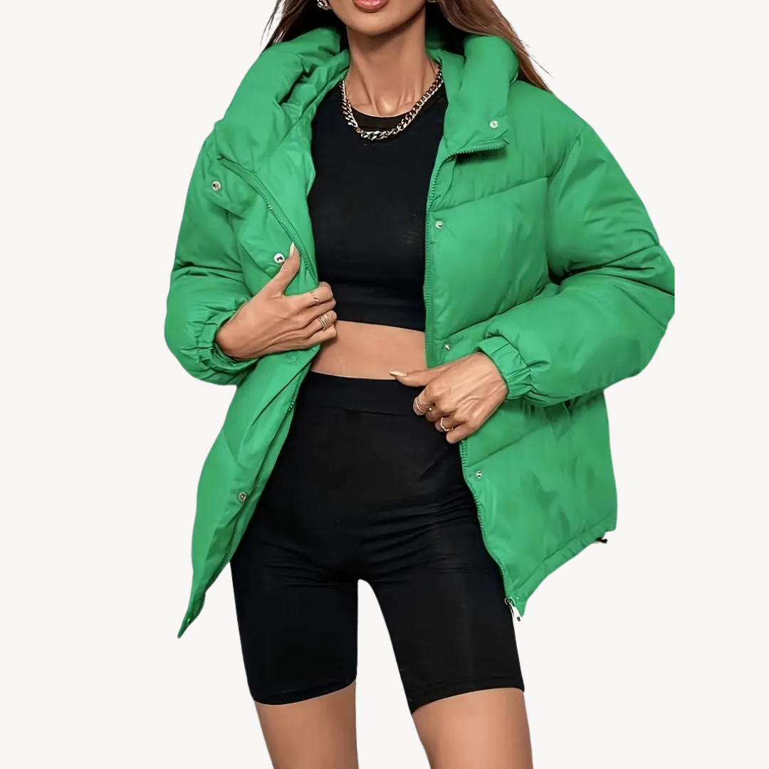 EB | Damen Hoodie Pufferjacke