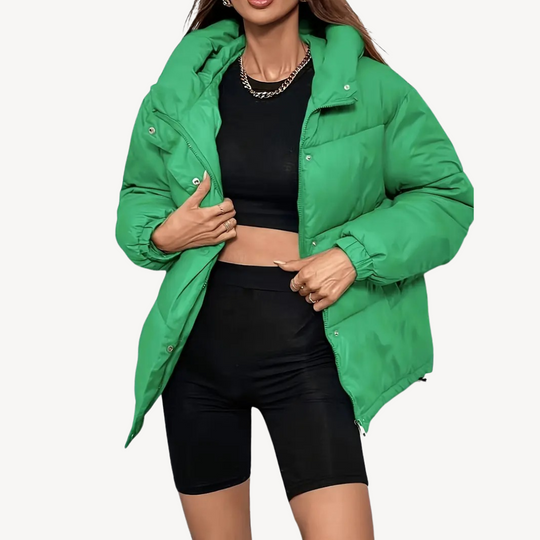 EB | Damen Hoodie Pufferjacke
