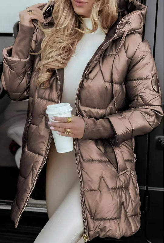 EB | Stylische Daunenjacke mit Kapuze für Damen