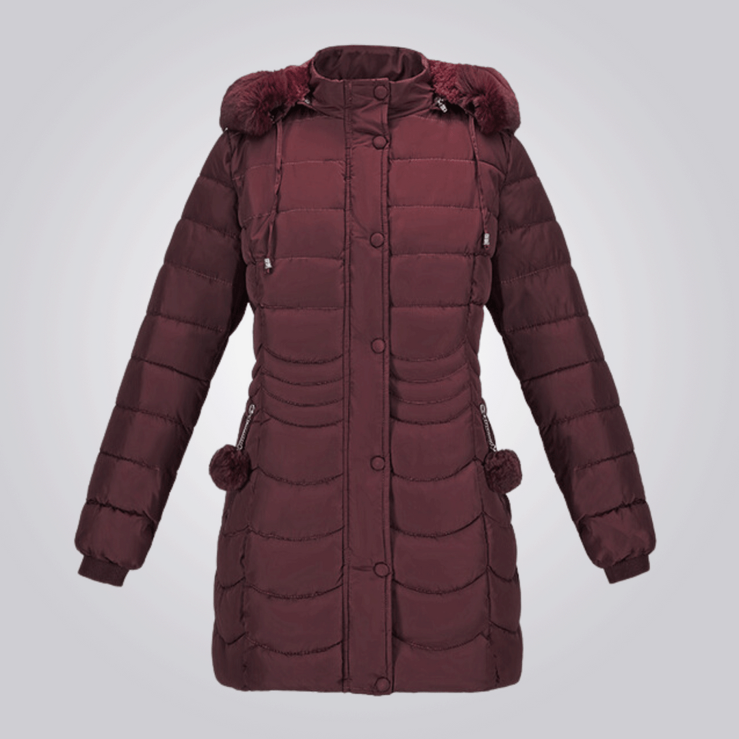 EB | Eleganter Lange Wintermantel für Frauen