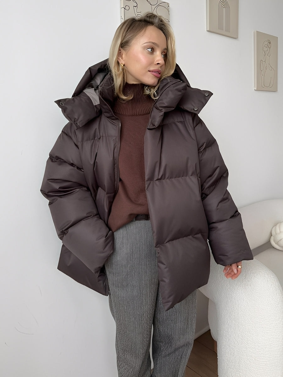 EB | Warme, gepolsterte, lässige Jacke für Frauen