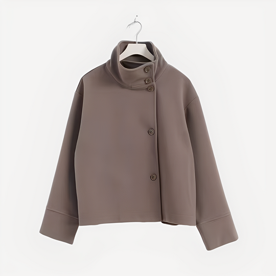 EB | Schicke Damenwolljacke mit einem Knopf