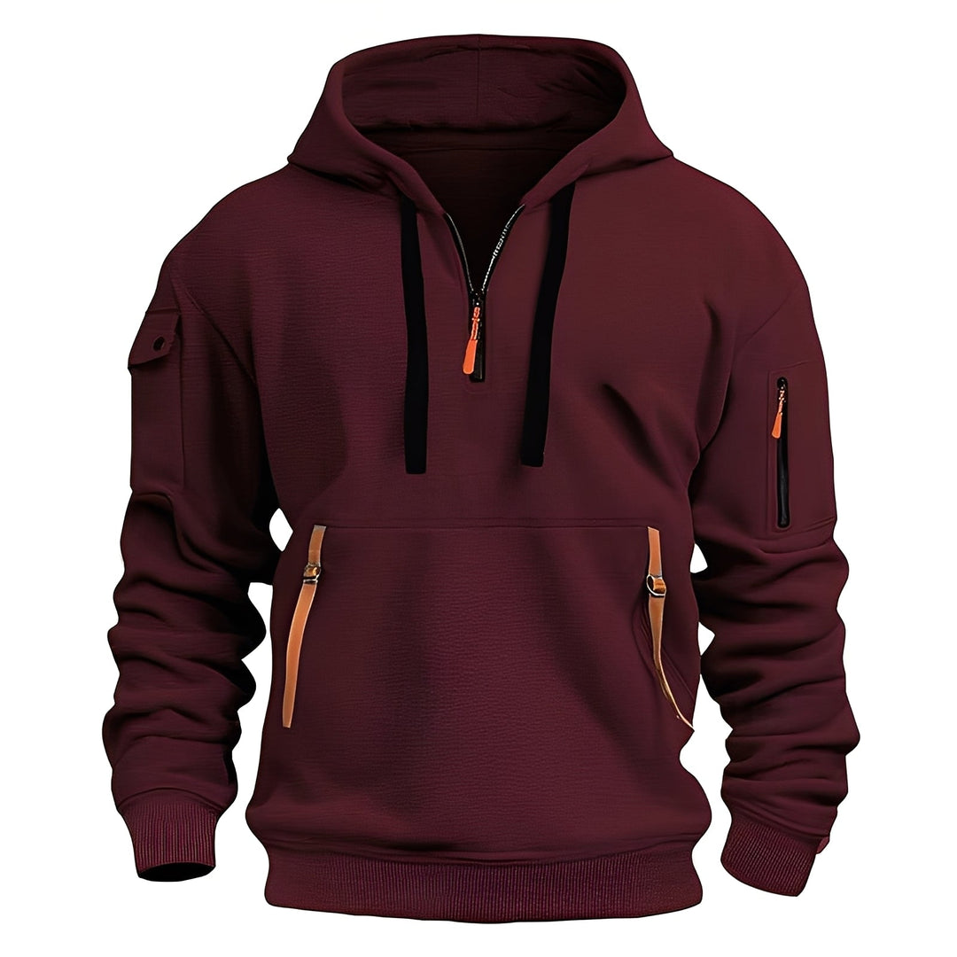 EB | Locker Hoodie mit Halbzip für Männer